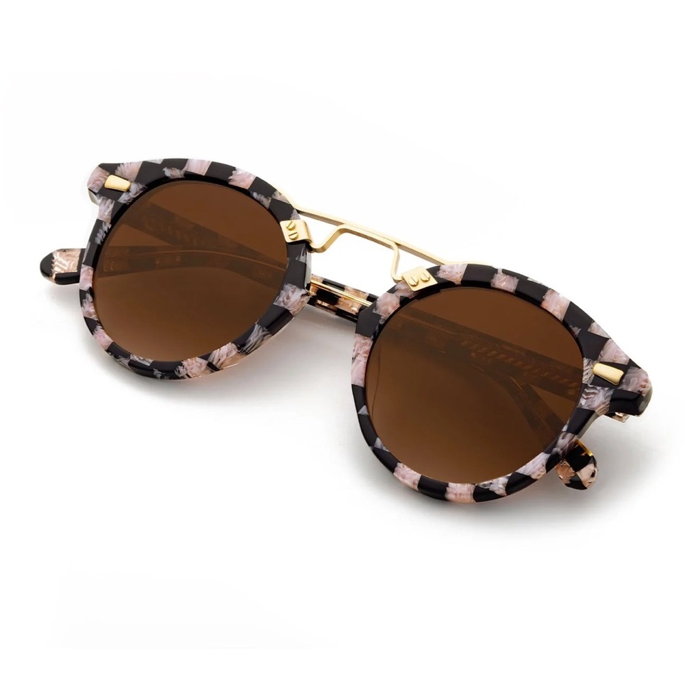 KREWE St. Louis II Sunglasses in Harlequin 18K